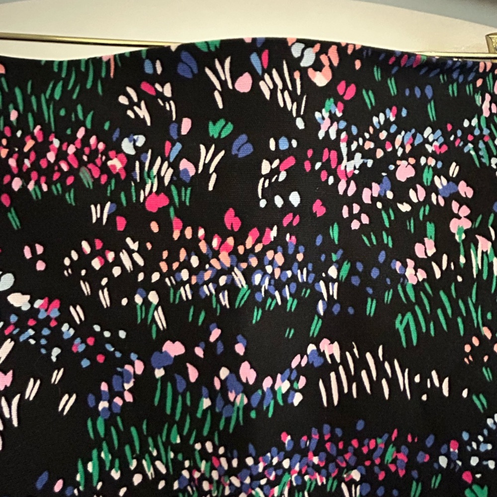 Talbots Skirt Black Pink Size 12 - Picture 2 of 8
